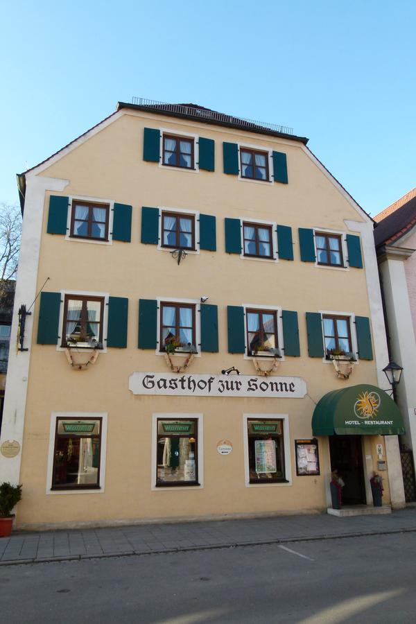 Hotel-Gasthof Zur Sonne Pappenheim Dış mekan fotoğraf