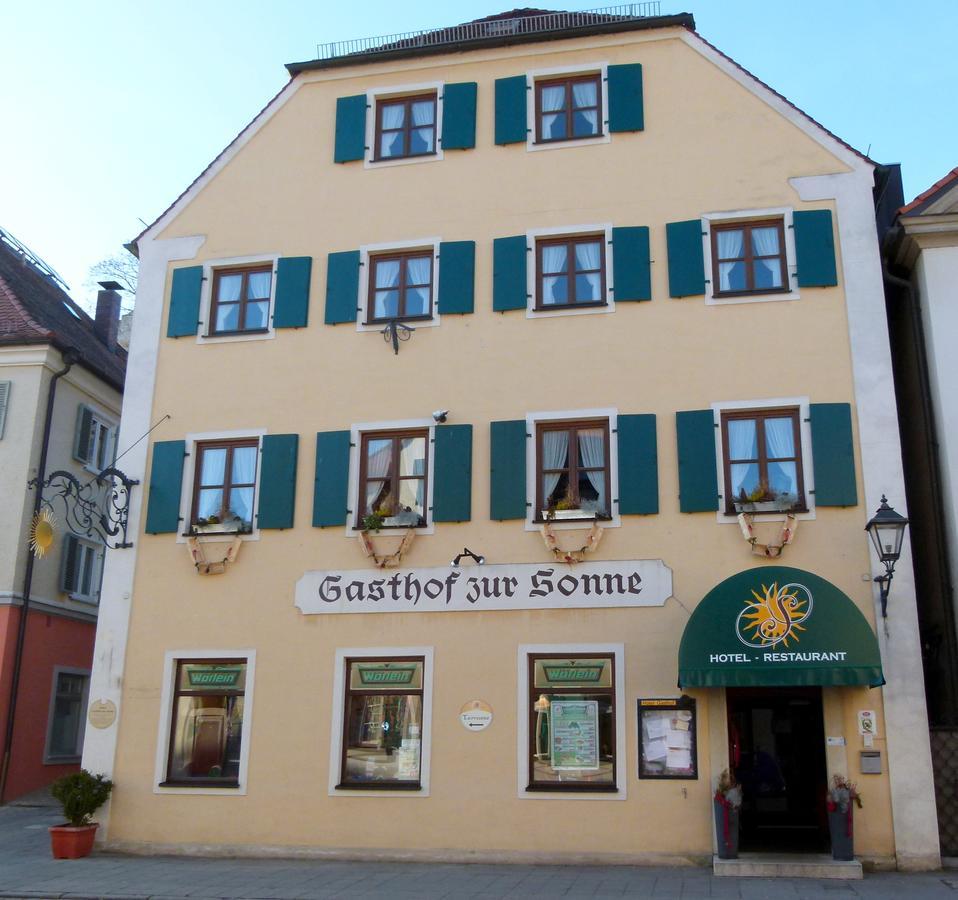 Hotel-Gasthof Zur Sonne Pappenheim Dış mekan fotoğraf