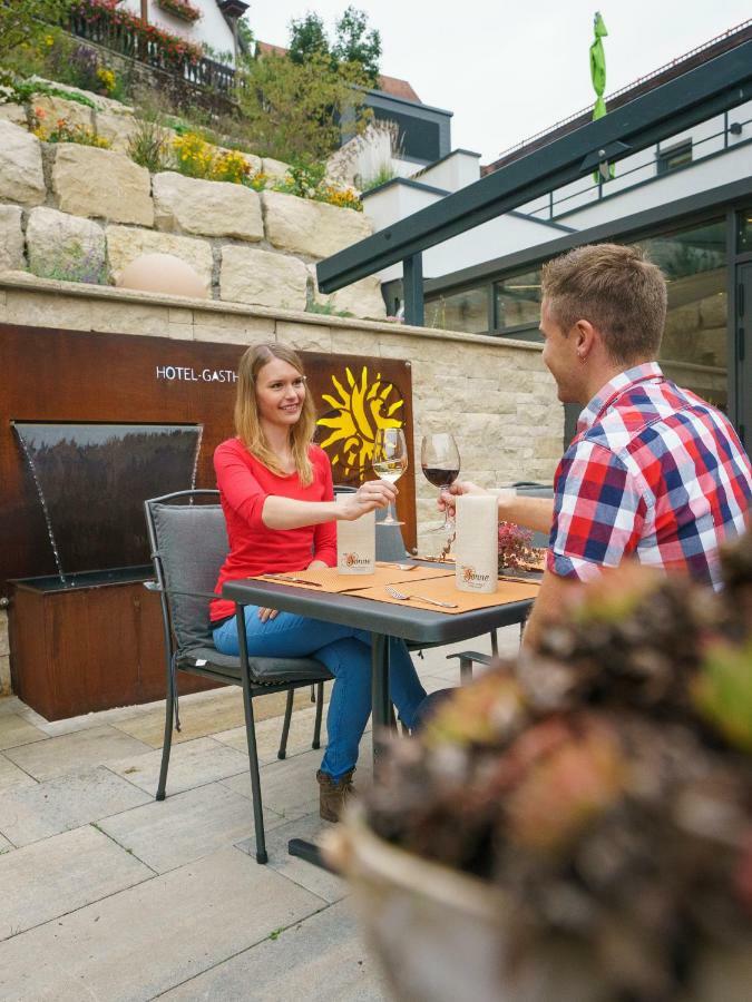 Hotel-Gasthof Zur Sonne Pappenheim Dış mekan fotoğraf